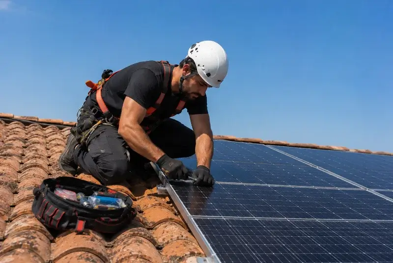 Maintenance et monitoring de panneaux solaires à Chevenoz